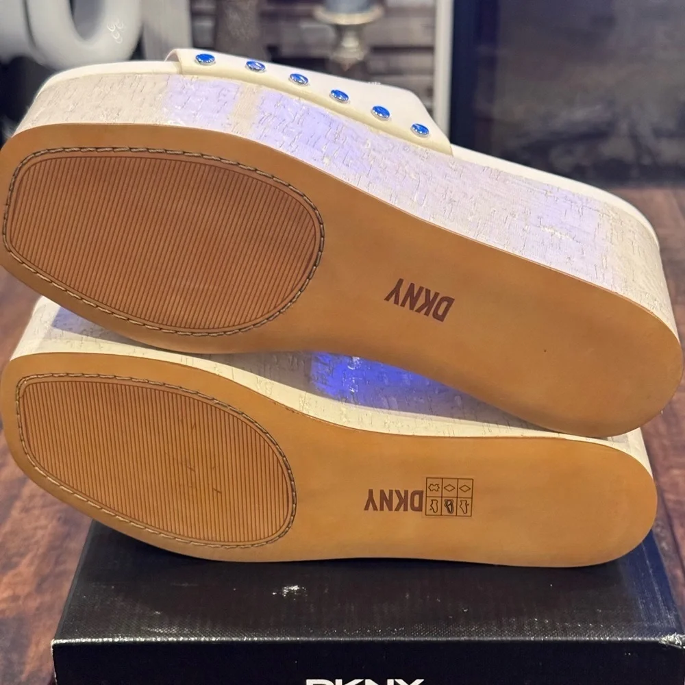 DKNY Alvy Platform Wedge Sandal